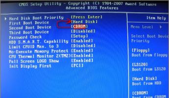 Способы традиционной и автоматической установки Windows XP с диска